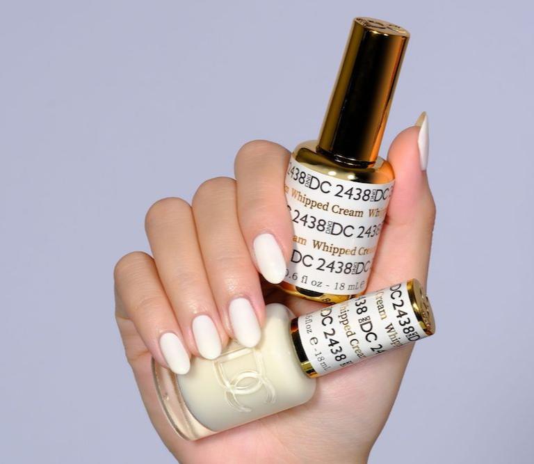 DND DC Matching Polish Set Gel & Lacquer #2438 Whipped Cream