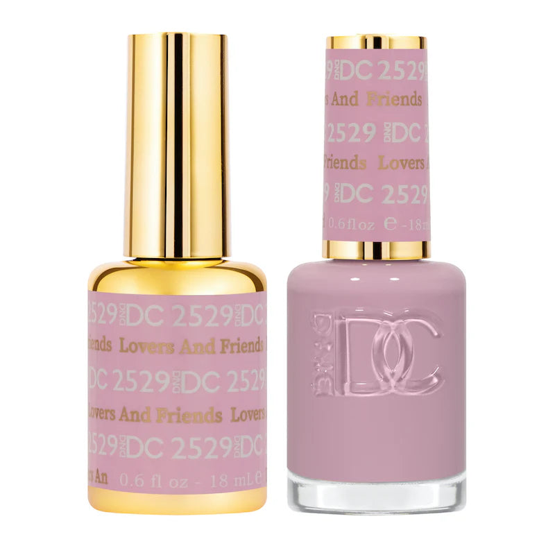 DND DC Matching Polish Set Gel & Lacquer #2529 Lovers and Friends