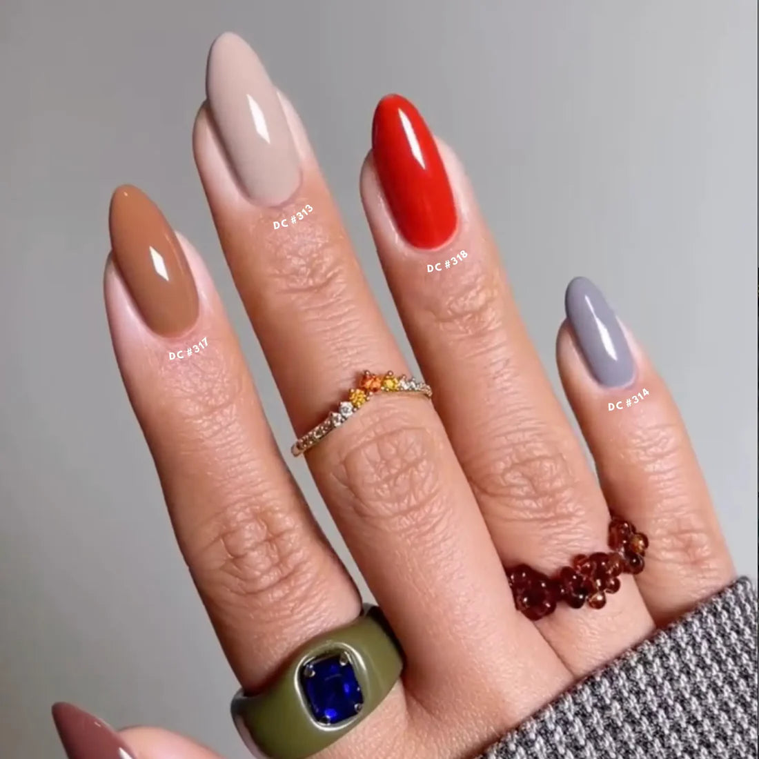 DND DC Matching Polish Set Gel & Lacquer #313 Coco Butter