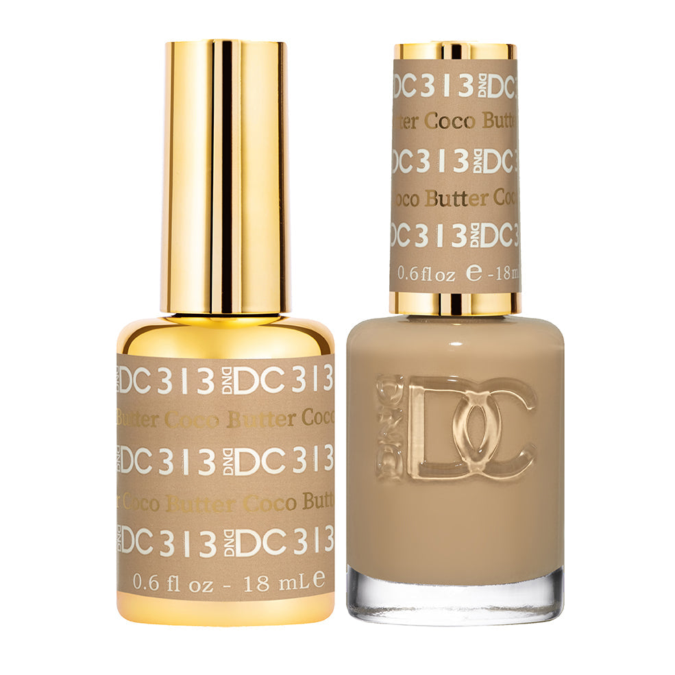 DND DC Matching Polish Set Gel & Lacquer #313 Coco Butter