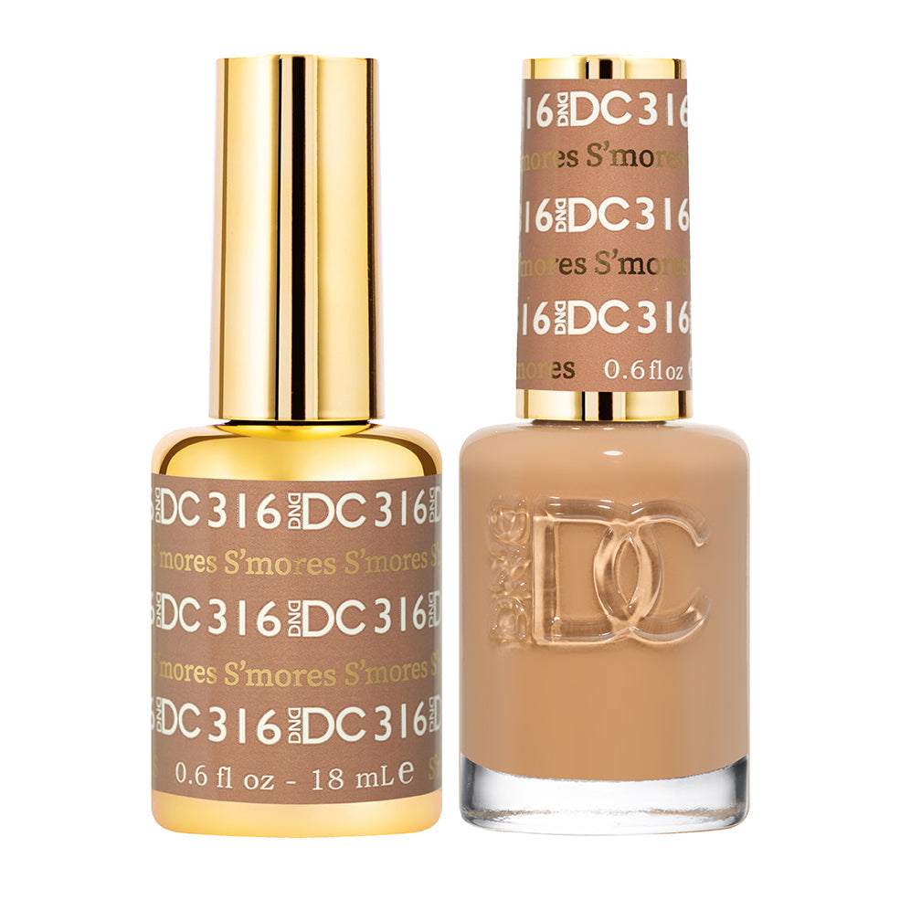 DND DC Matching Polish Set Gel & Lacquer #316 S'mores