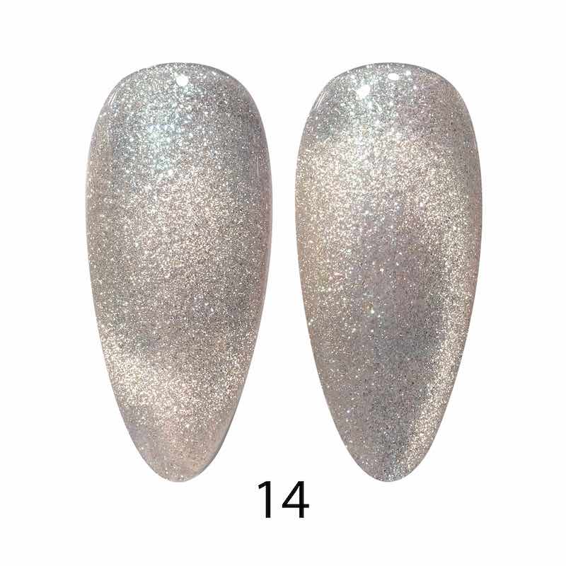 DND DC Cat Eye 9D Gel Polish  #14 Opal Elixir