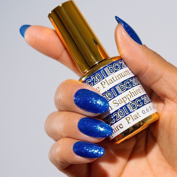 DND DC Soak-off Gel Polish #201 Sapphire 0.6 oz