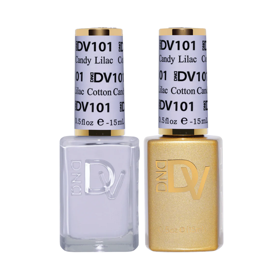 DND Diva Matching Polish Set Gel & Lacquer - #101 Cotton Candy Lilac