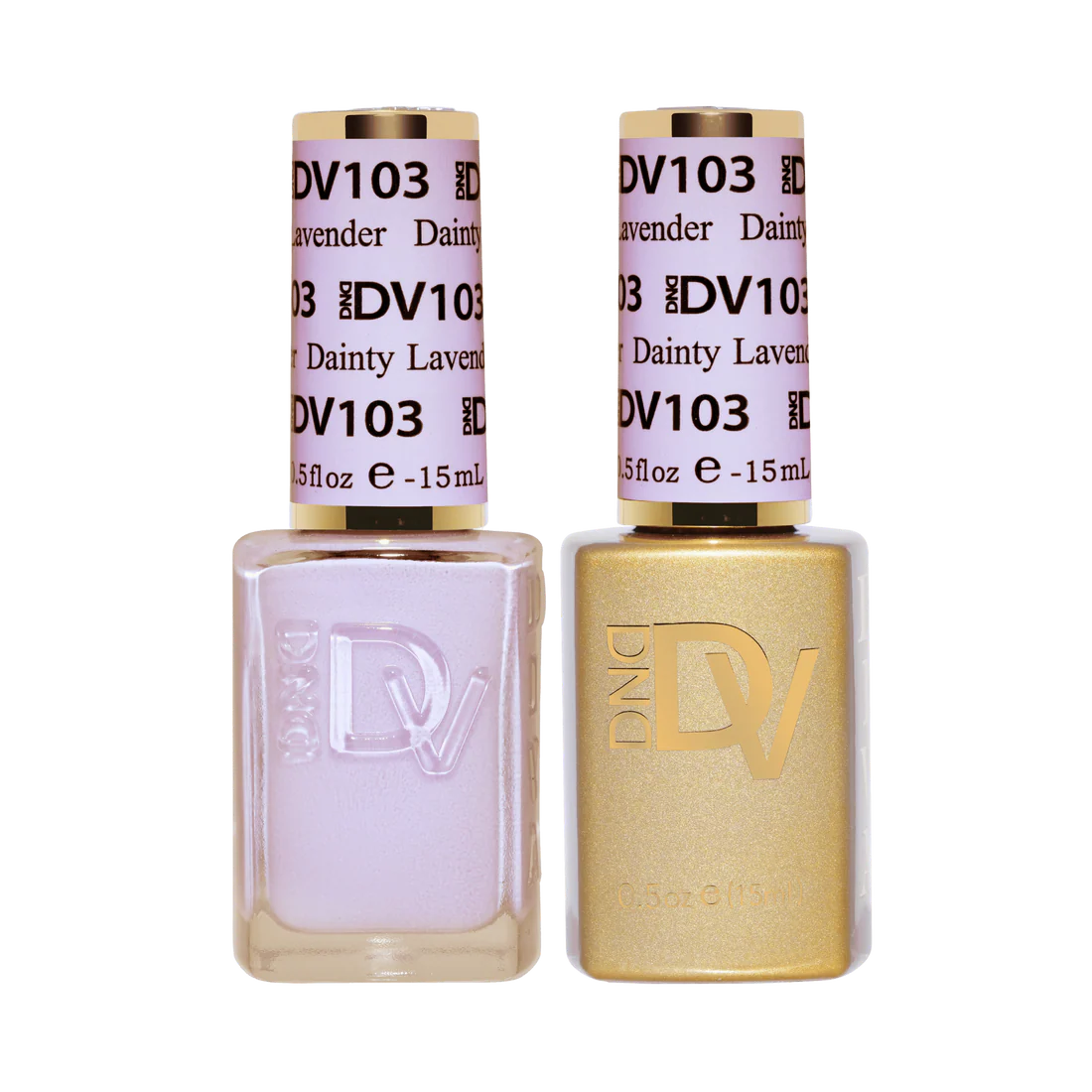 DND Diva Matching Polish Set Gel & Lacquer - #103 Dainty Lavender