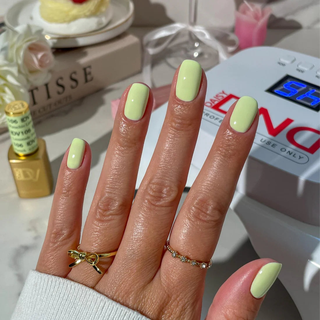 DND Diva Matching Polish Set Gel & Lacquer - #106 Pistachio Lemondade