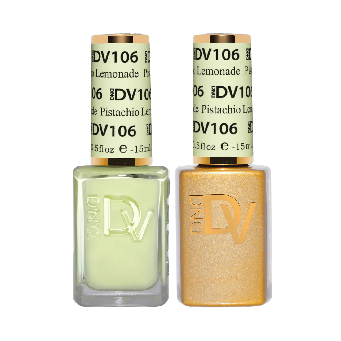 DND Diva Matching Polish Set Gel & Lacquer - #106 Pistachio Lemondade