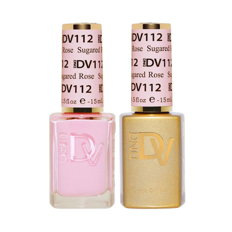 DND Diva Matching Polish Set Gel & Lacquer - #112 Sugared Rose