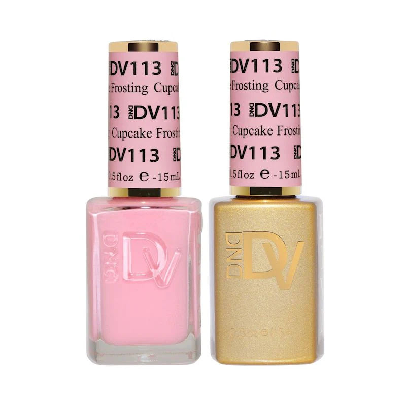 DND Diva Matching Polish Set Gel & Lacquer - #113 Cupcake Frosting