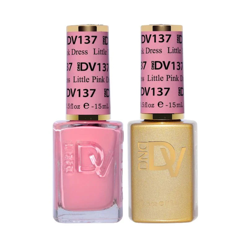 DND Diva Matching Polish Set Gel & Lacquer - #137 Little Pink Dress