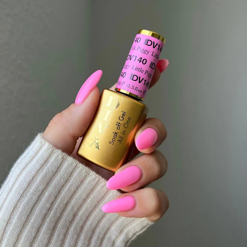 DND Diva Matching Polish Set Gel & Lacquer - #140 Little Piggy