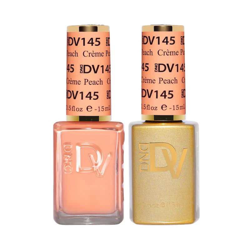 DND Diva Matching Polish Set Gel & Lacquer - #145 Crème Peach