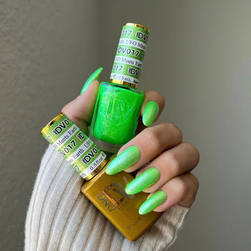 DND Diva Matching Polish Set Gel & Lacquer - #17 UFO Meets Earth