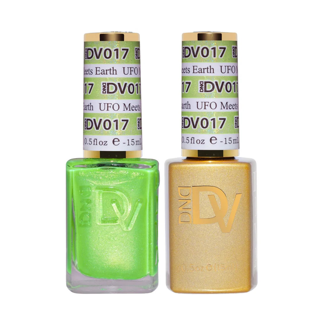 DND Diva Matching Polish Set Gel & Lacquer - #17 UFO Meets Earth