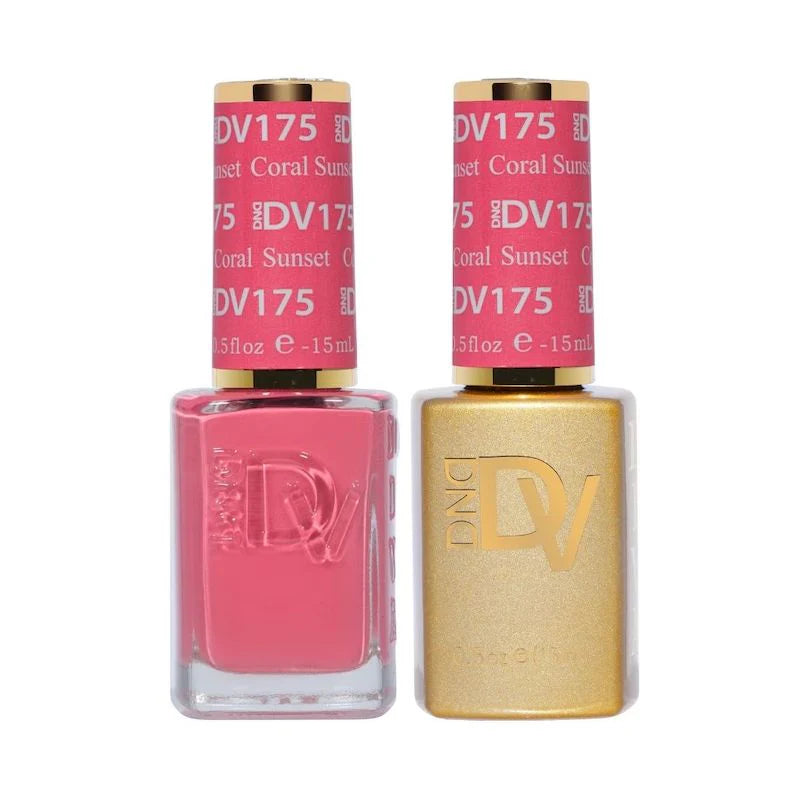 DND Diva Matching Polish Set Gel & Lacquer - #175 Coral Sunset