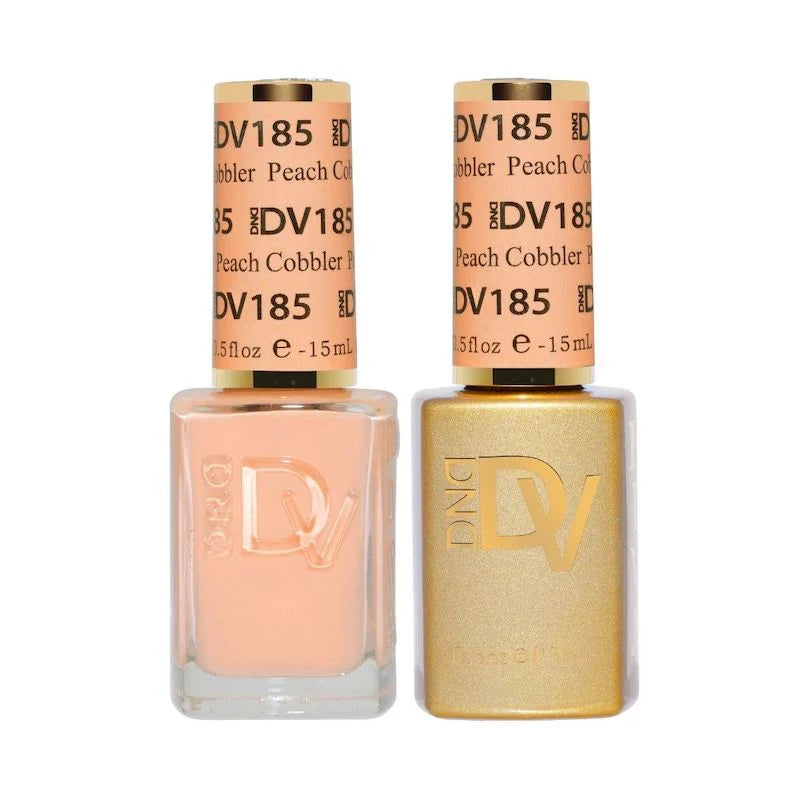 DND Diva Matching Polish Set Gel & Lacquer - #185 Peach Cobbler