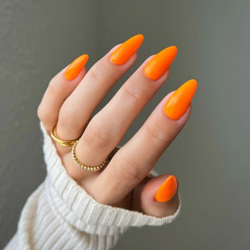 DND Diva Matching Polish Set Gel & Lacquer - #208 Perfect Orange