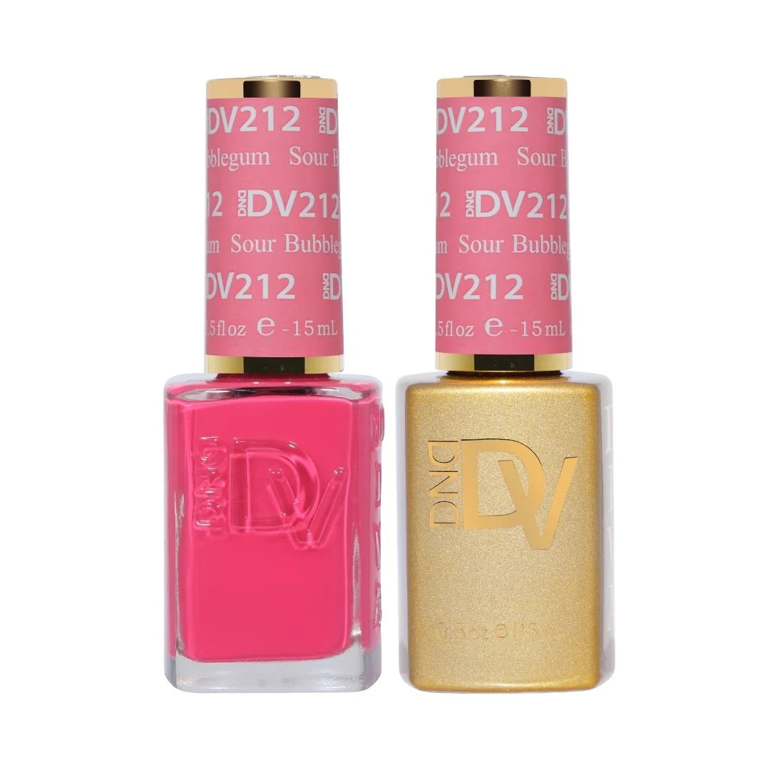DND Diva Matching Polish Set Gel & Lacquer - #212 Sour Bubblegum