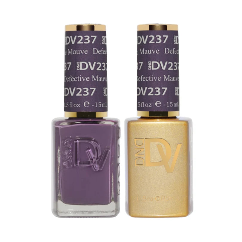 DND Diva Matching Polish Set Gel & Lacquer - #237 Detective Mauve