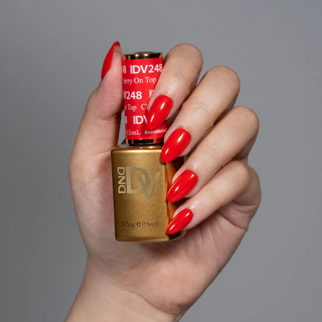 DND Diva Matching Polish Set Gel & Lacquer - #248 Cherry On Top