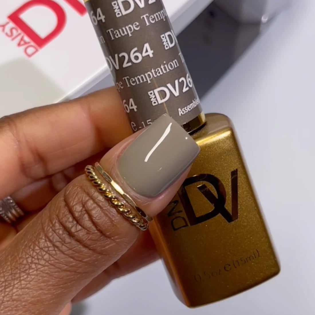 DND Diva Matching Polish Set Gel & Lacquer - #264 Taupe Temptation