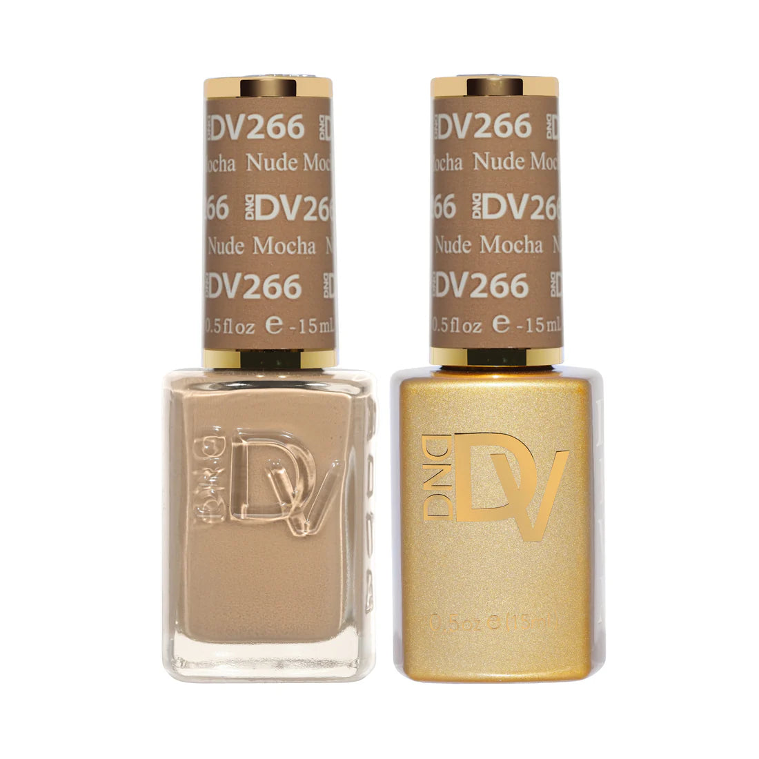 DND Diva Matching Polish Set Gel & Lacquer - #266 Nude Mocha