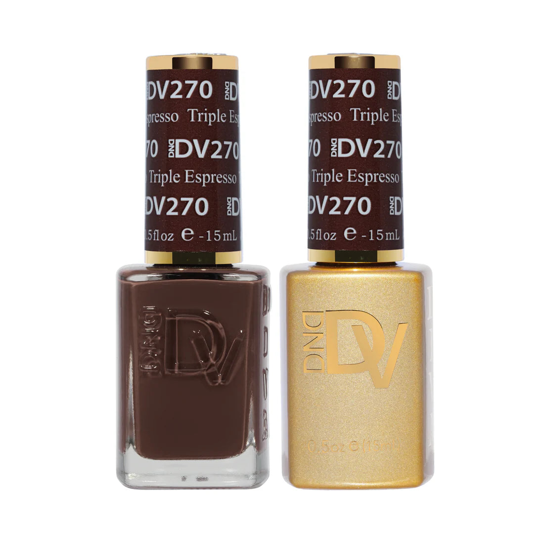 DND Diva Matching Polish Set Gel & Lacquer - #270 Triple Espresso