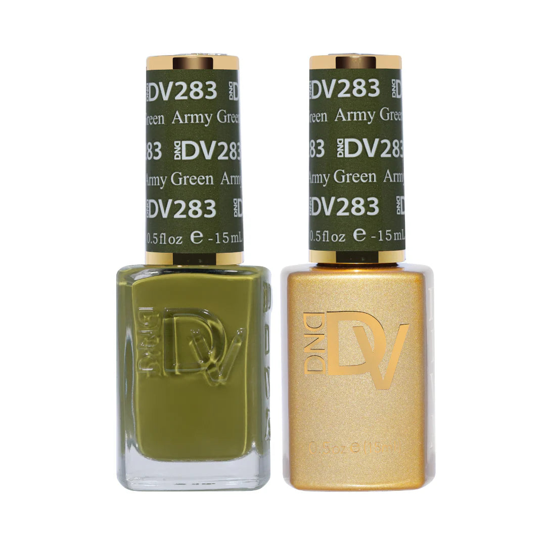 DND Diva Matching Polish Set Gel & Lacquer - #283 Army Green