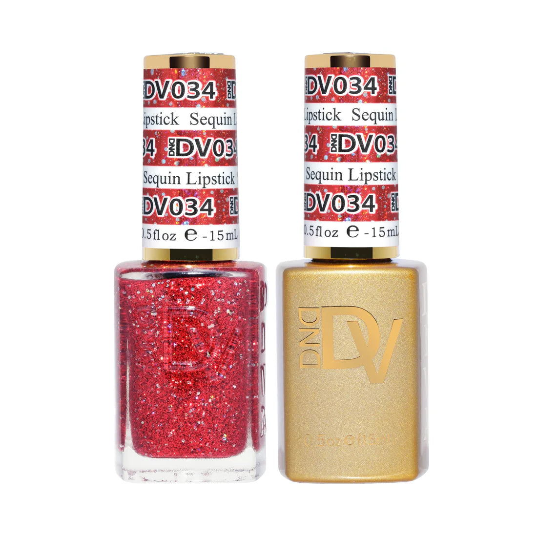 DND Diva Matching Polish Set Gel & Lacquer - #34 Sequin Lipstick