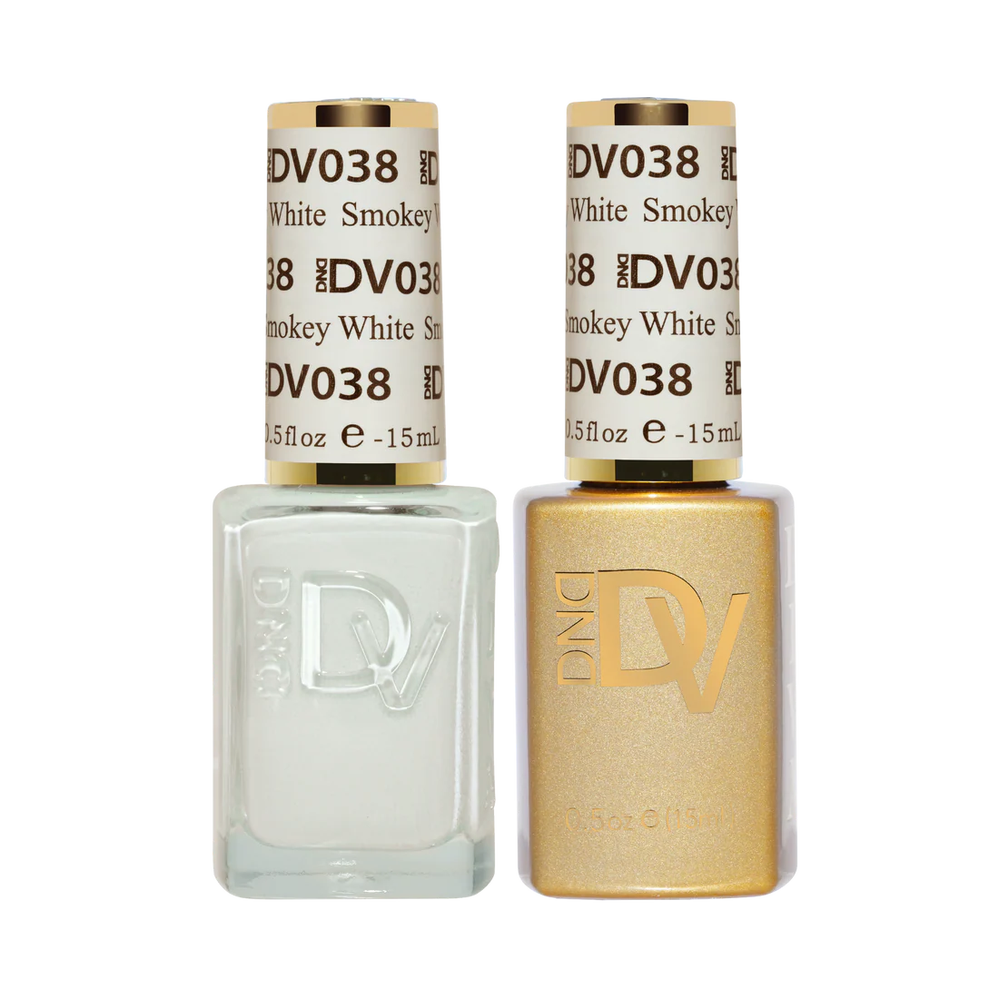 DND Diva Matching Polish Set Gel & Lacquer - #38 Smokey White