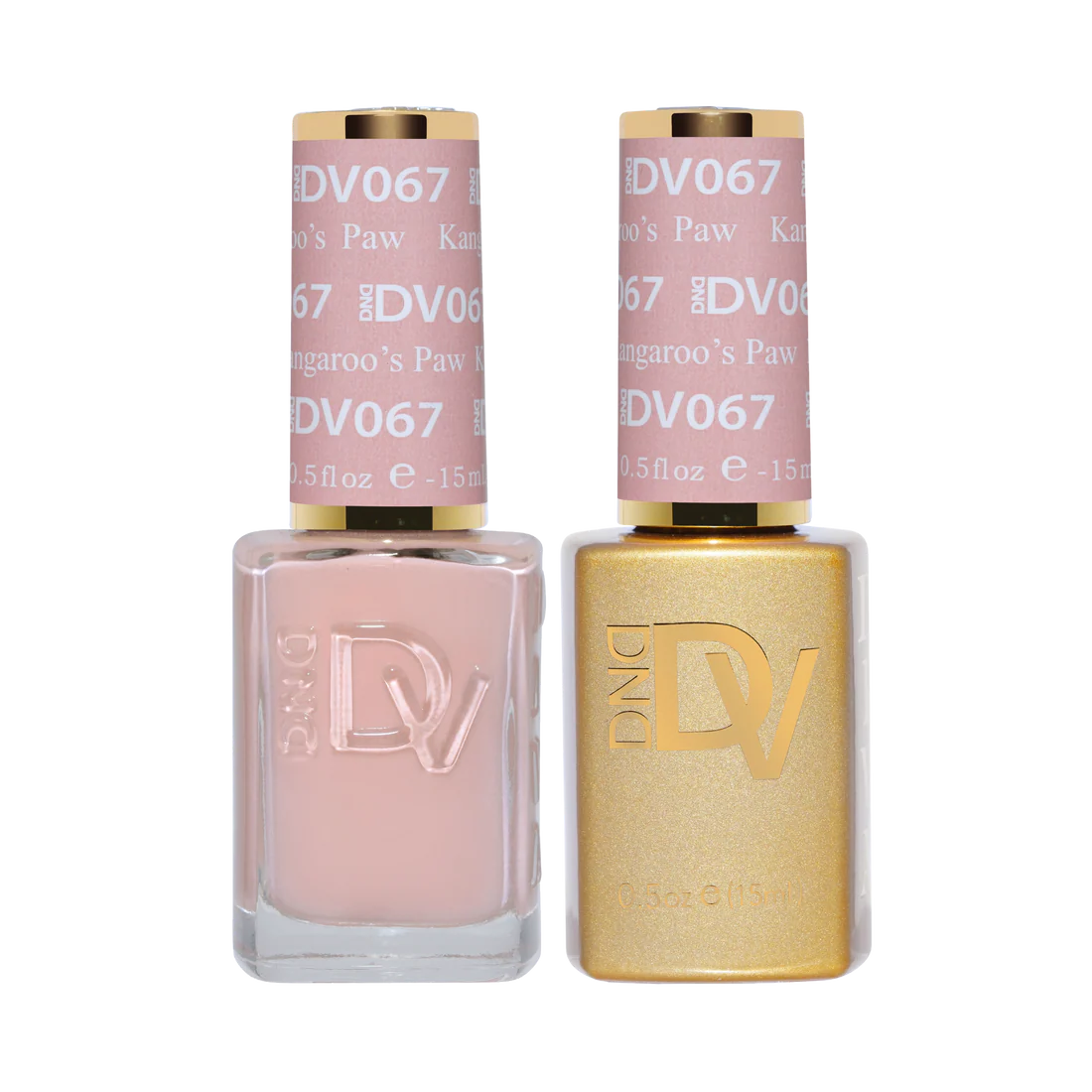DND Diva Matching Polish Set Gel & Lacquer - #67 Kangaroo’s Paw