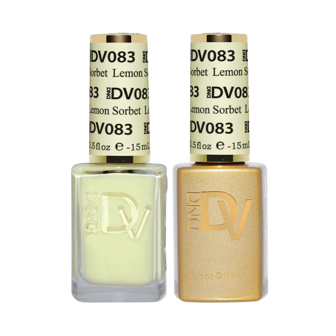 DND Diva Matching Polish Set Gel & Lacquer - #83 Lemon Sorbet