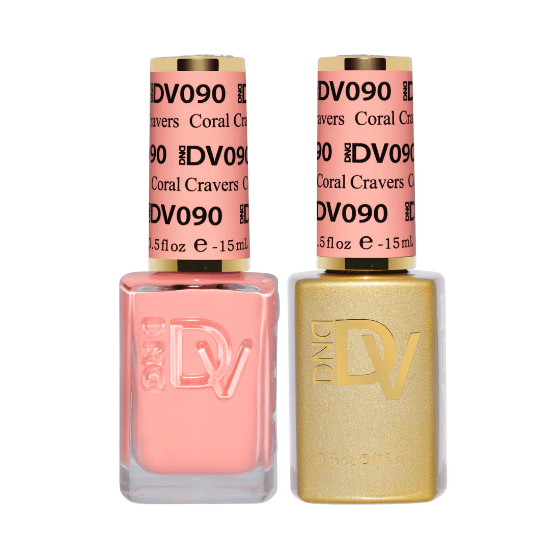 DND Diva Matching Polish Set Gel & Lacquer - #90 Coral Cravers