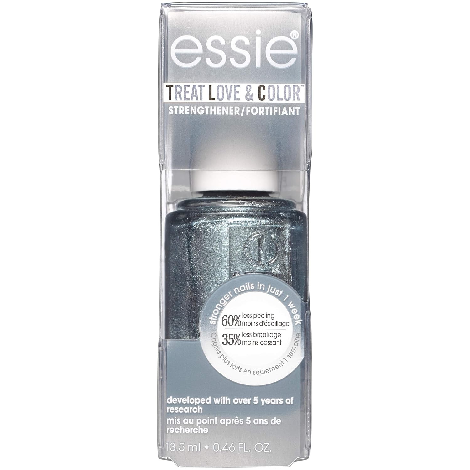 Essie Treat Love & Color Nail Polish Strengthener Glow The Distance, 0.46 fl. oz.