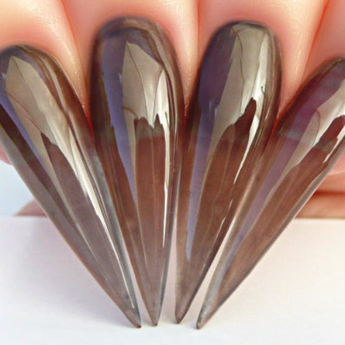 Kiara Sky Jelly Gel Polish G4014 Black Tie swatch