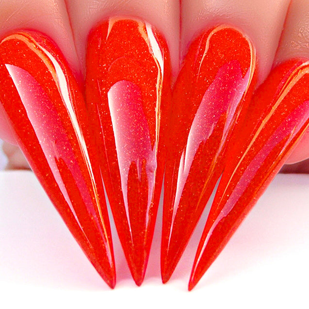 Kiara Sky Gel Polish G424 I'm Not Red-y Yet swatch