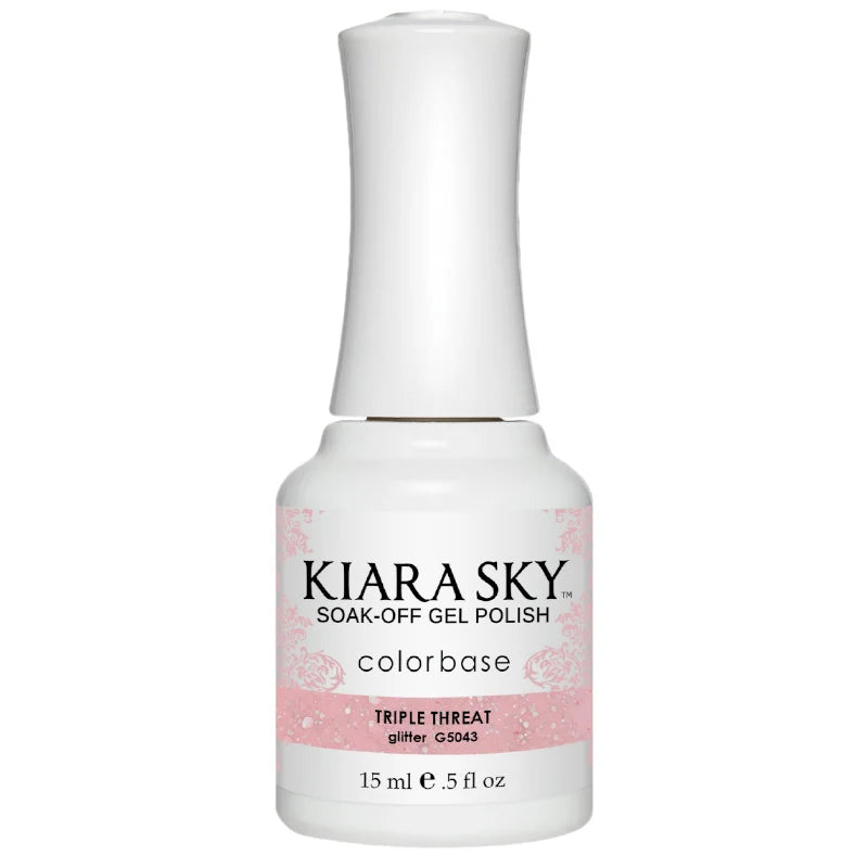Kiara Sky All-in-One Gel Polish G5043 Triple Threat 0.5 oz