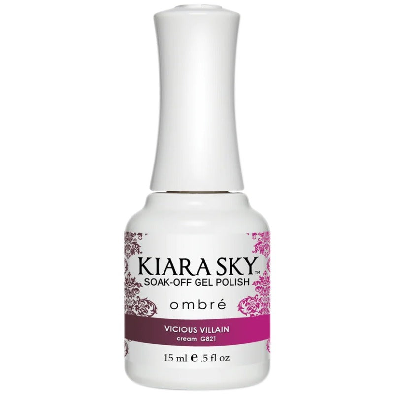 Kiara Sky Gel Polish G821 Vicious Villain 0.5 oz