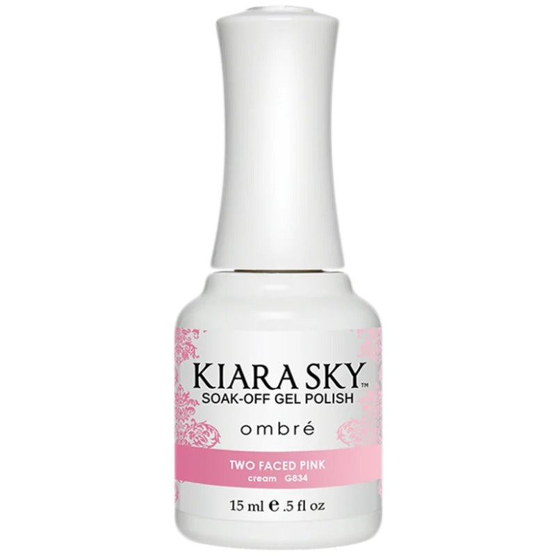 Kiara Sky Gel Polish G834 Two Faced Pink 0.5 oz