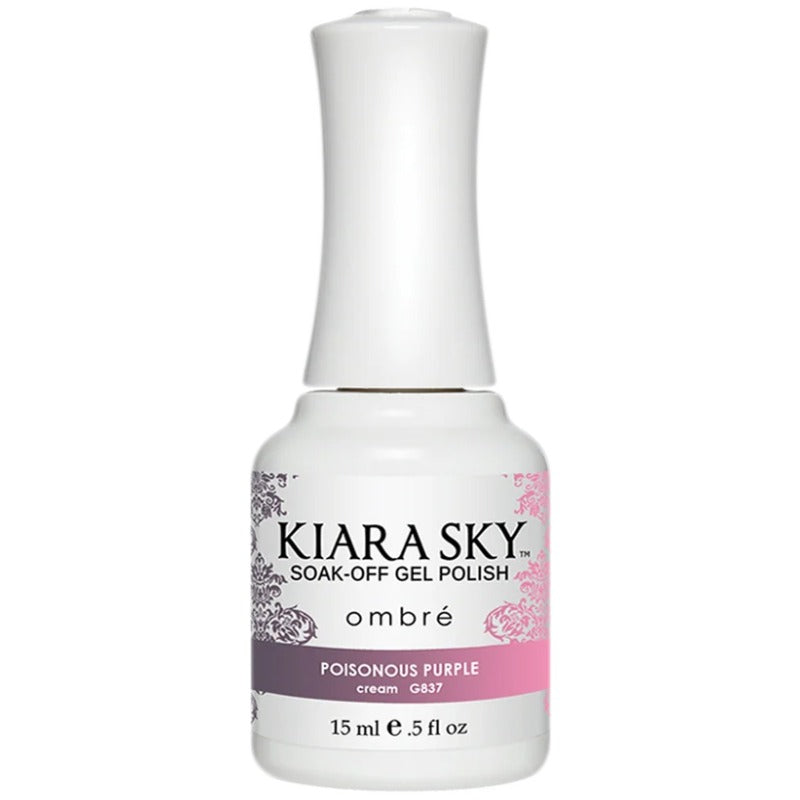 Kiara Sky Gel Polish G837 Poisonous Purple 0.5 oz