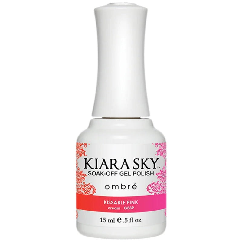 Kiara Sky Gel Polish G839 Kissable Pink 0.5 oz