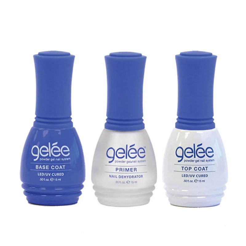 LeChat Gelee Gel Nail System (Top, Base, and Primer) 0.5oz