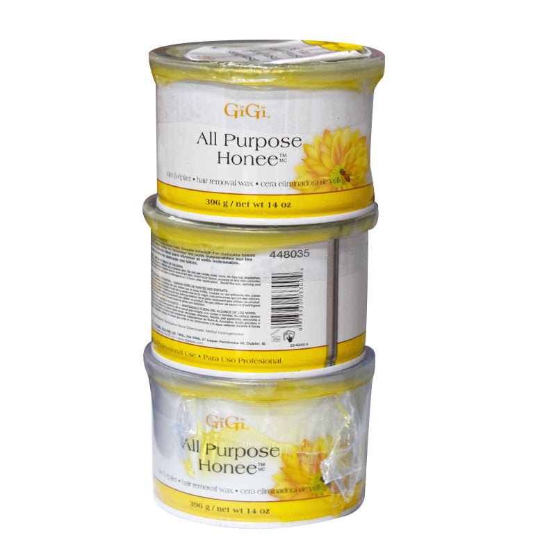 Gigi All Purpose Honee Wax 14 oz (LEAKED WAX ON SIDES)