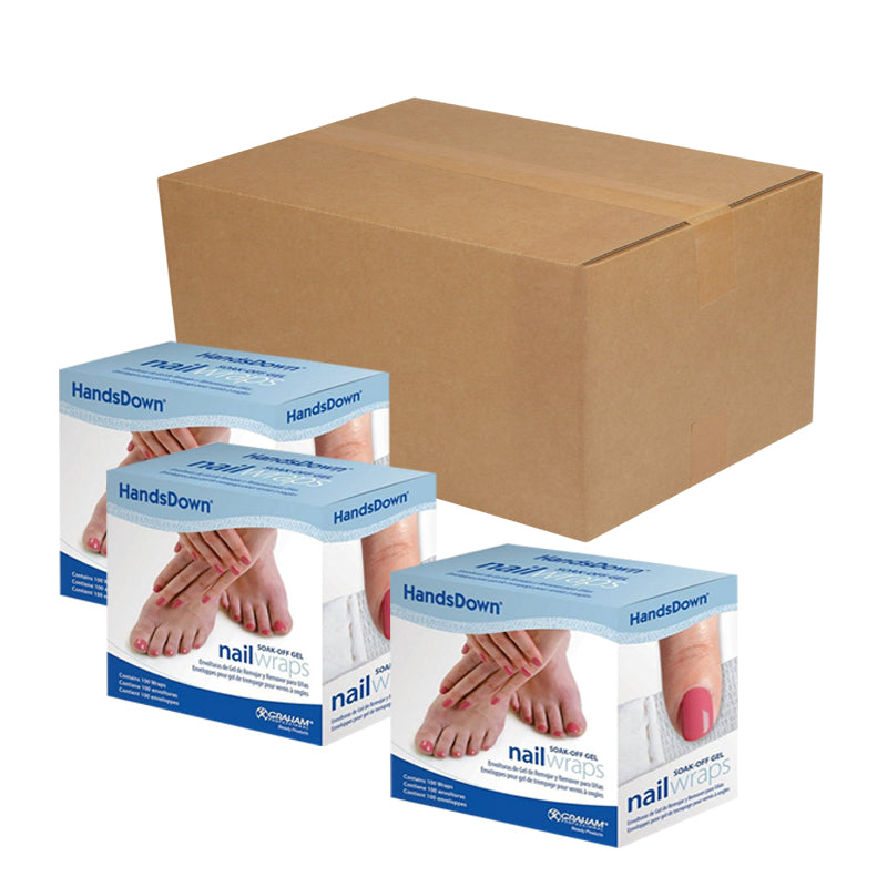 Graham Hands Down Soak-Off Gel 100 Nail Wraps Remover (BULK DISCOUNT)