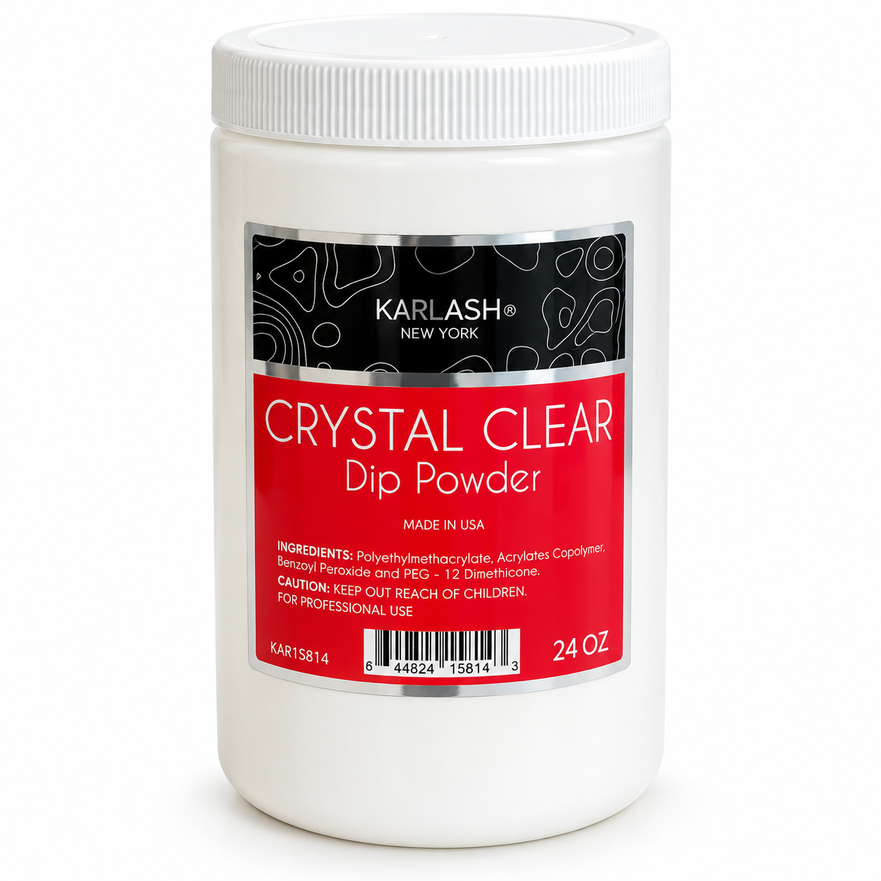 Karlash Dip Dipping Powder Crystal Clear 24 oz