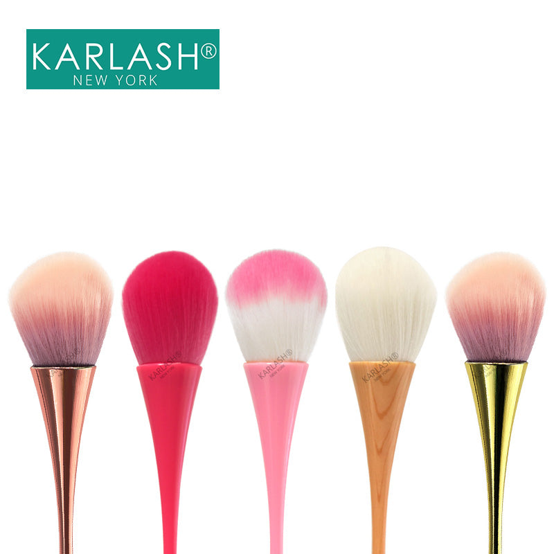 Karlash Nail Dust Remover Brush Acrylic & Gel Nails, Makeup Brush #5 (SET OF 5)