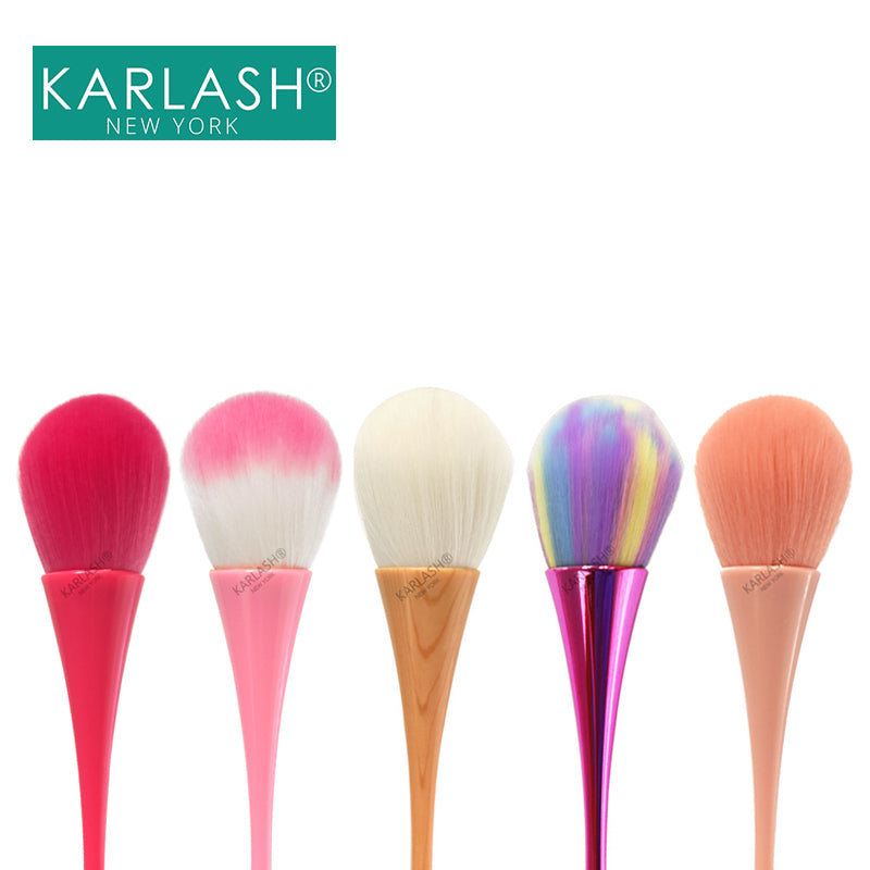 Karlash Nail Dust Remover Brush Acrylic & Gel Nails, Makeup Brush #5 (SET OF 5)