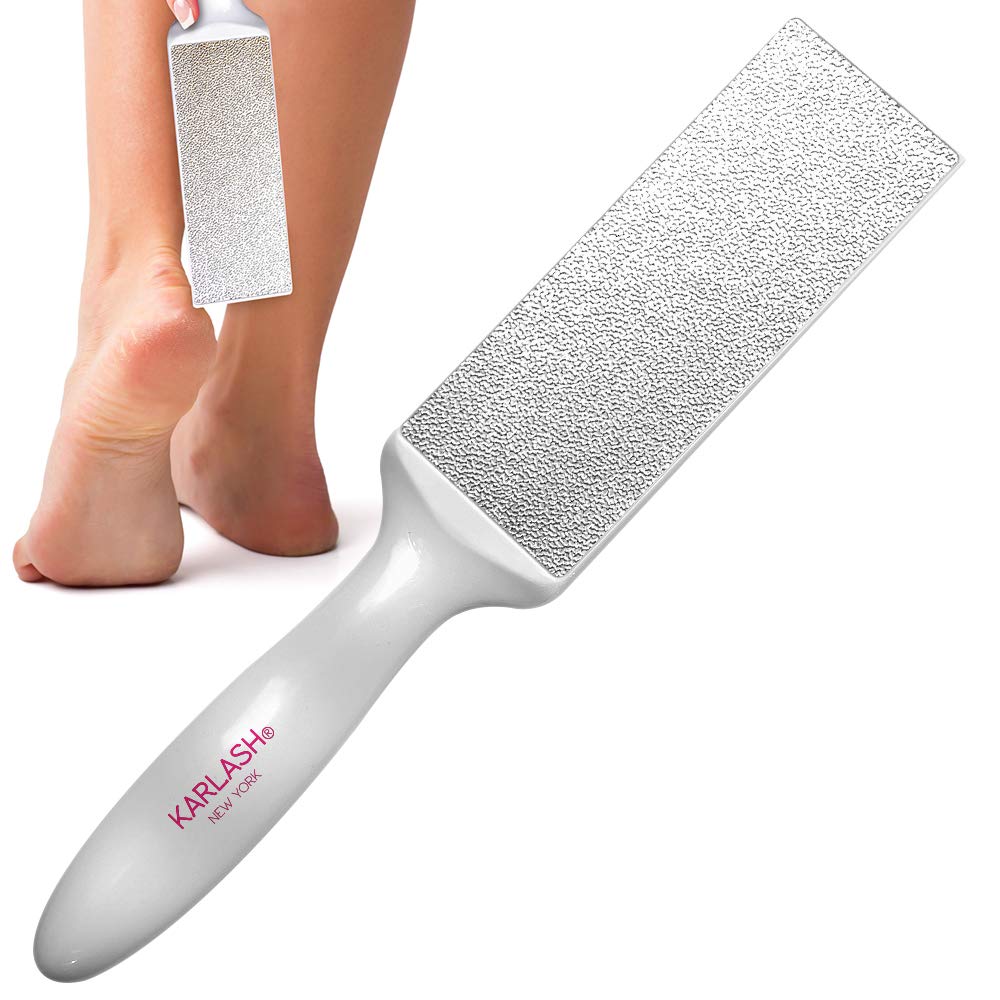 Ivry Foot File Karlash 2-Sided Hypoallergenic Nickel Foot File for Callus Trimming an