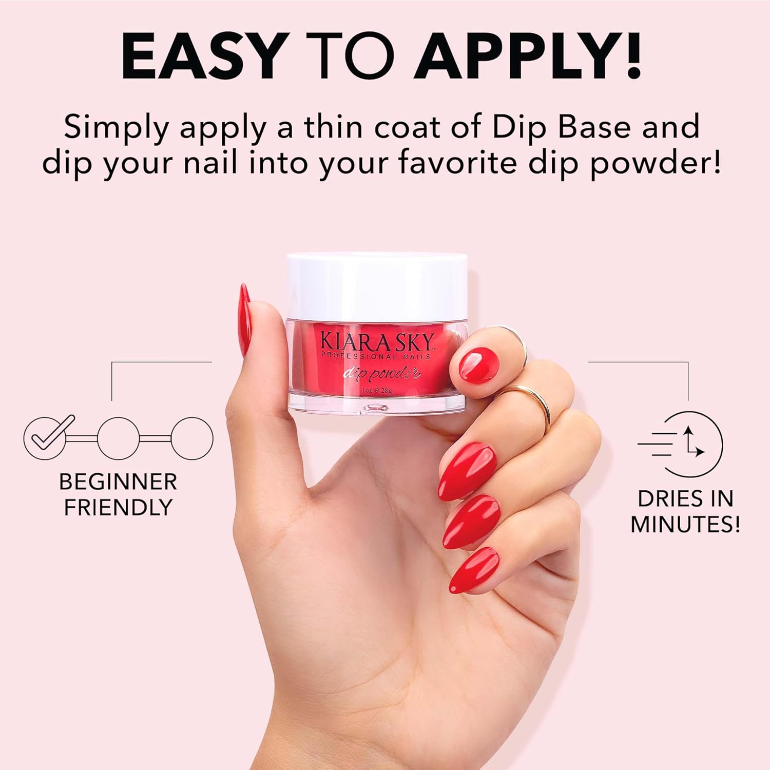 Kiara Sky Dip Powder D405 You Make Blush 1oz