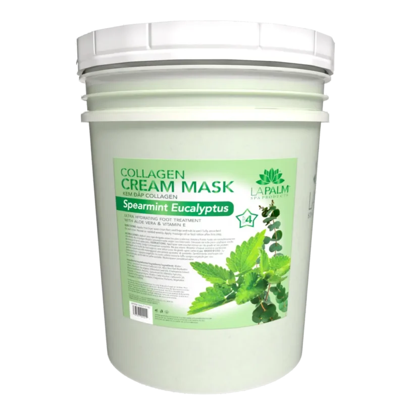 La Palm Collagen Cream Mask Spearmint Eucalyptus Bucket (5 gallon size)